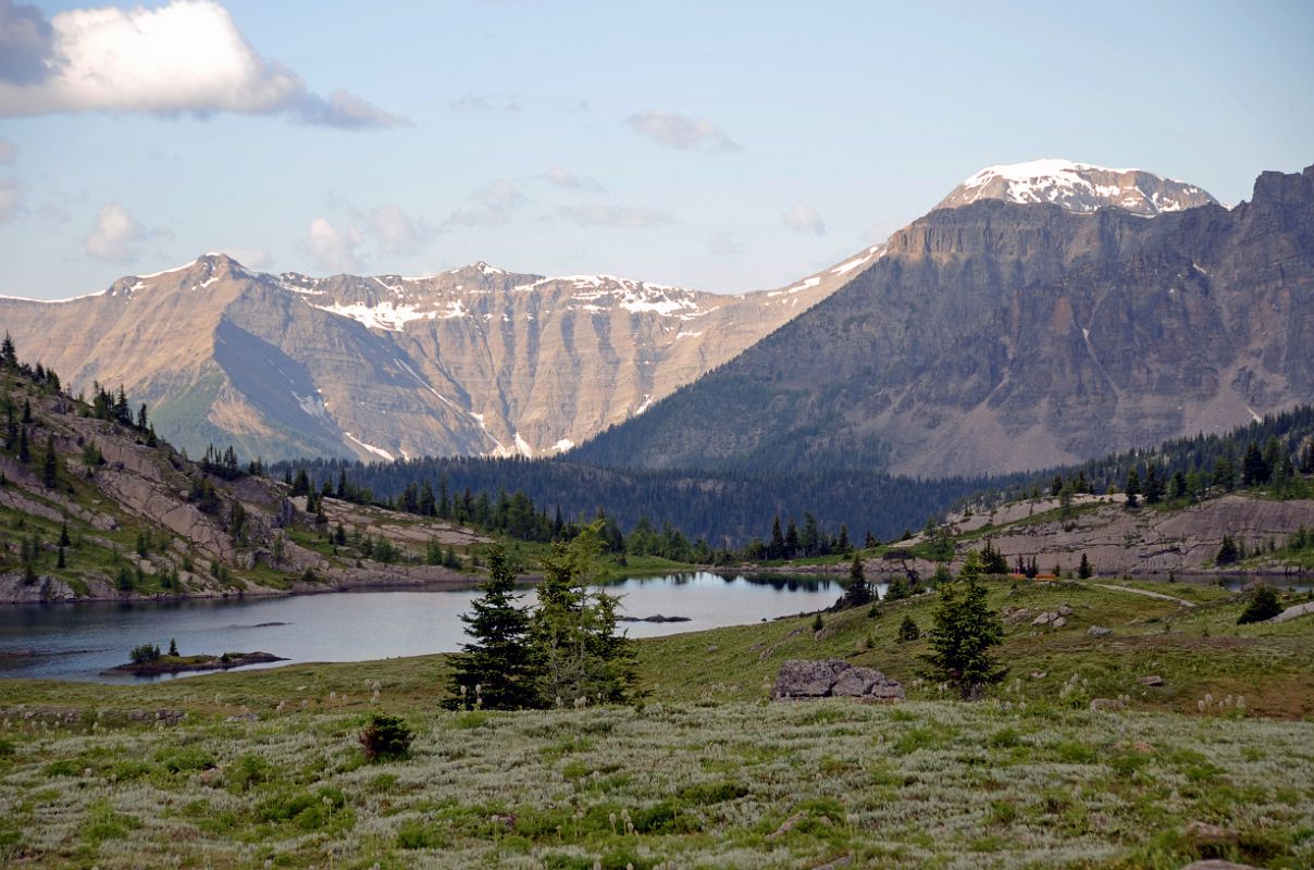 06 Rock Isle Lake And Mount Shanks From Sunshine Meadows On Hike To Mount Assiniboine